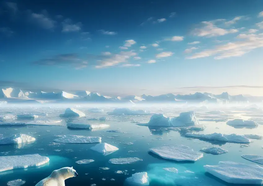 Gelo polar deve seguir derretendo até 2300 - Imagem Destacada