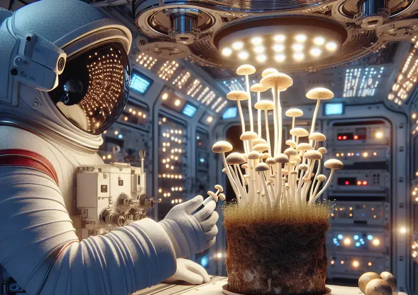 Astronautas tentarão cultivar os primeiros cogumelos no espaço - Imagem Destacada