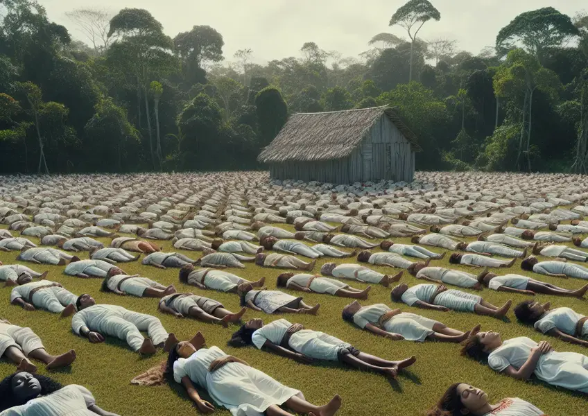 Em 1978, 909 membros de um culto se suicidaram simultaneamente na Guiana - Imagem Destacada